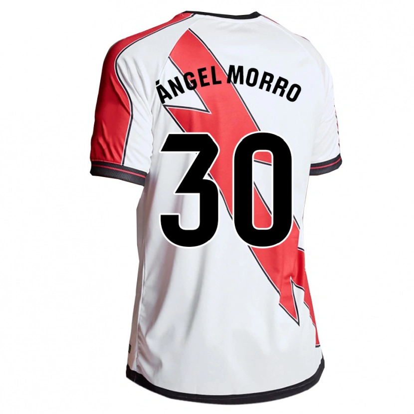 Danxen Dame Miguel Ángel Morro #30 Hvit Rød Hjemmetrøye Drakt Trøye 2025/26 Skjorter T-Skjorte