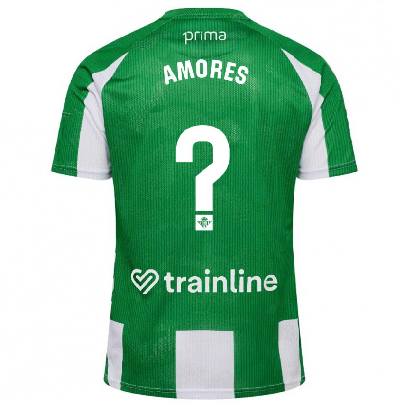 Danxen Dame Iker Amores #0 Grønn Hvit Hjemmetrøye Drakt Trøye 2025/26 Skjorter T-Skjorte