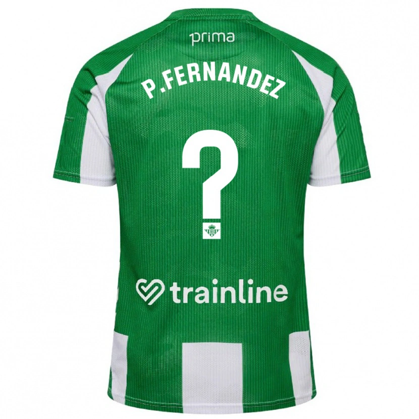 Danxen Dame Paulo Fernández #0 Grønn Hvit Hjemmetrøye Drakt Trøye 2025/26 Skjorter T-Skjorte
