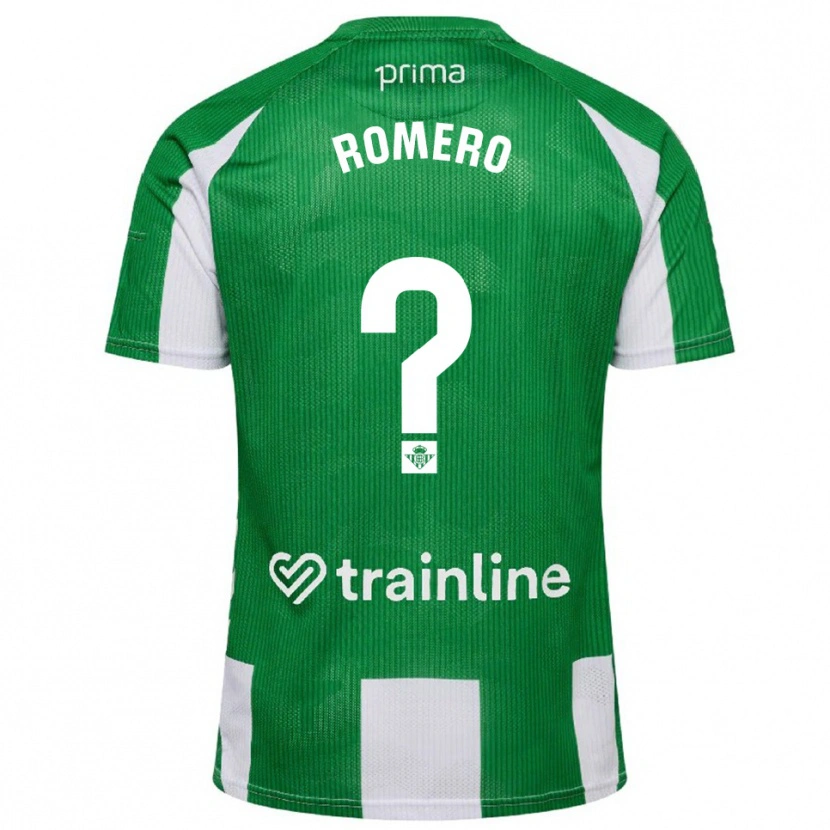 Danxen Dame Dani Romero #0 Grønn Hvit Hjemmetrøye Drakt Trøye 2025/26 Skjorter T-Skjorte