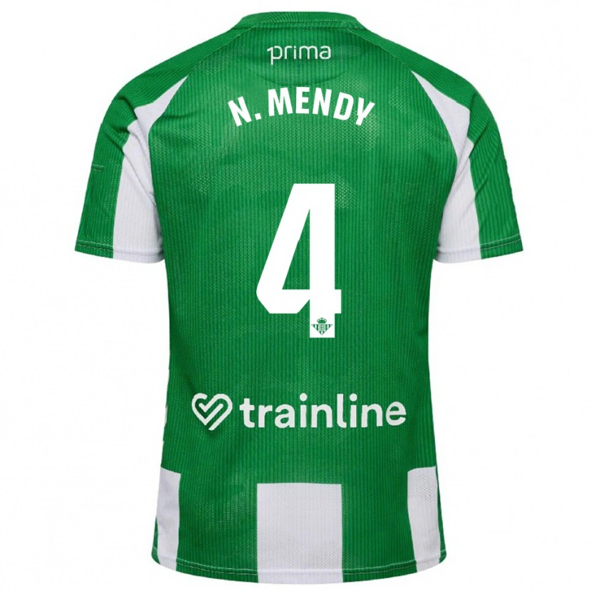 Danxen Dame Nobel Mendy #4 Grønn Hvit Hjemmetrøye Drakt Trøye 2025/26 Skjorter T-Skjorte