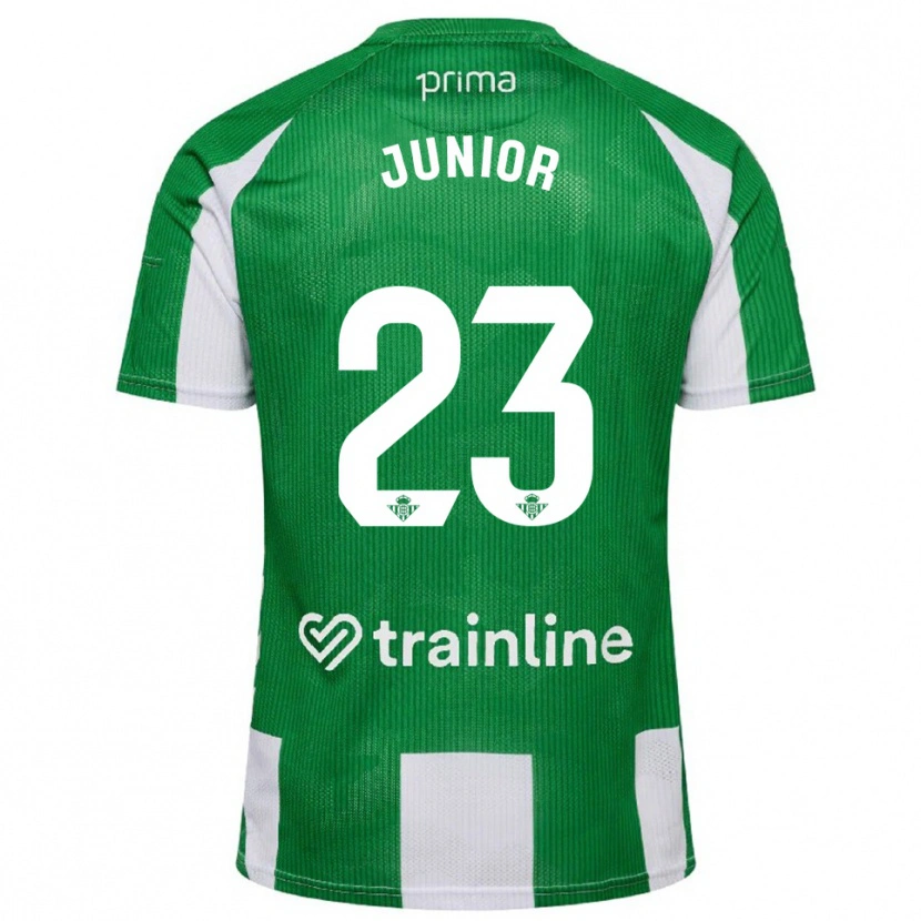 Danxen Dame Junior Firpo #23 Grønn Hvit Hjemmetrøye Drakt Trøye 2025/26 Skjorter T-Skjorte