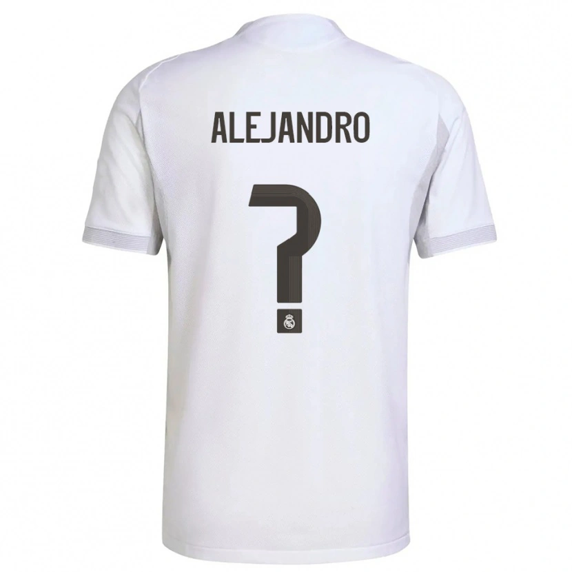 Danxen Dame Alejandro Hernández #0 Hvit Gul Hjemmetrøye Drakt Trøye 2025/26 Skjorter T-Skjorte