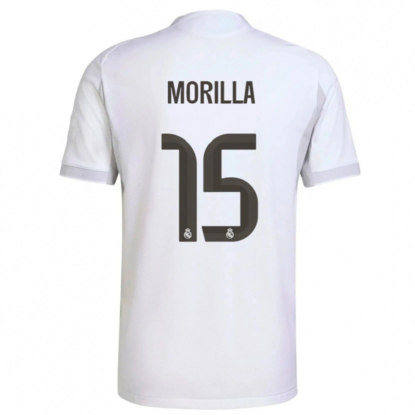 Danxen Dame Jairo Morilla #15 Hvit Gul Hjemmetrøye Drakt Trøye 2025/26 Skjorter T-Skjorte