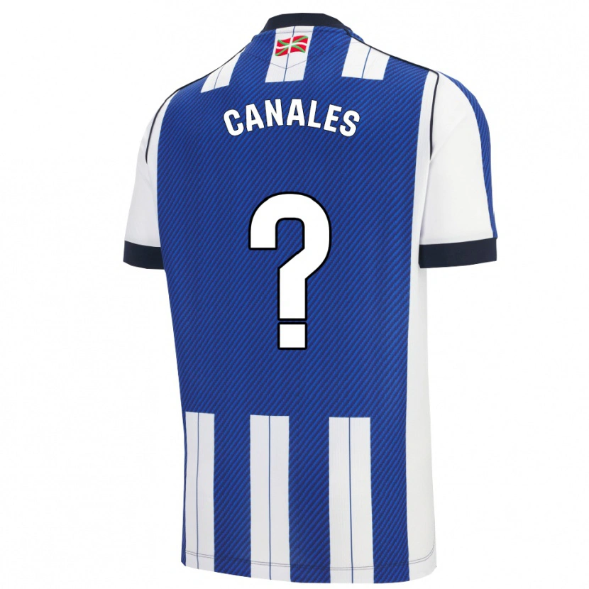 Danxen Dame Cristian Canales #0 Blå Hvit Hjemmetrøye Drakt Trøye 2025/26 Skjorter T-Skjorte