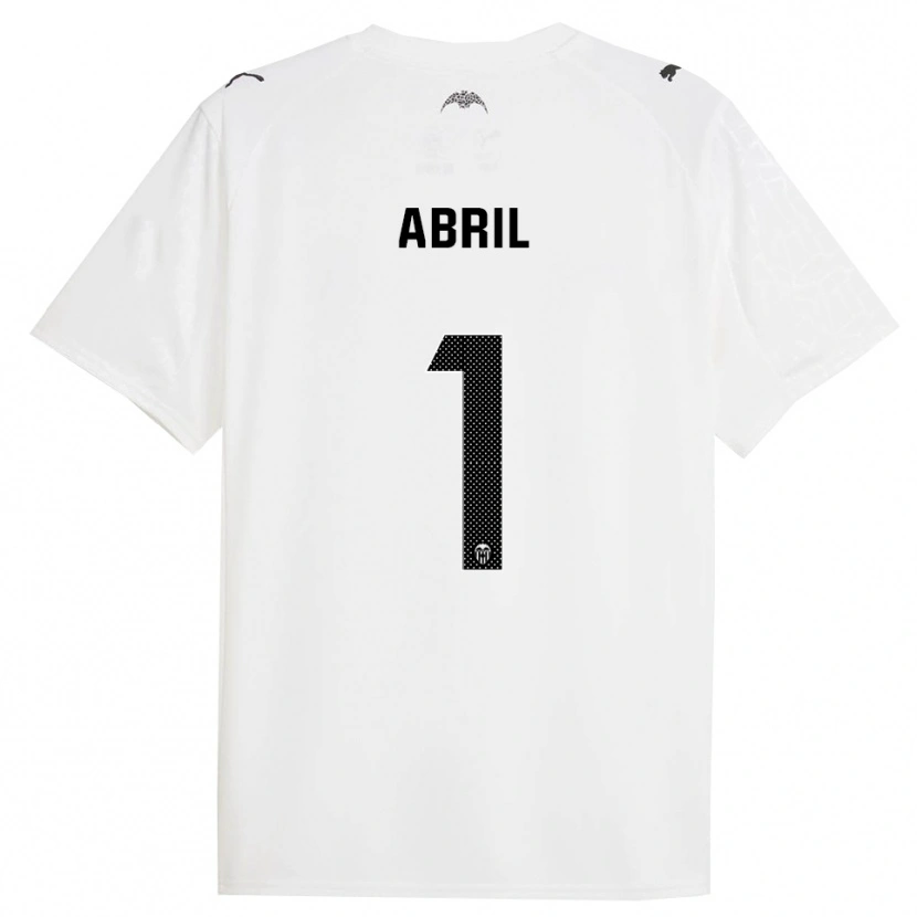 Danxen Dame Vicent Abril #1 Hvit Svart Hjemmetrøye Drakt Trøye 2025/26 Skjorter T-Skjorte