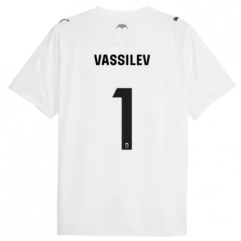 Danxen Dame David Vassilev #1 Hvit Svart Hjemmetrøye Drakt Trøye 2025/26 Skjorter T-Skjorte