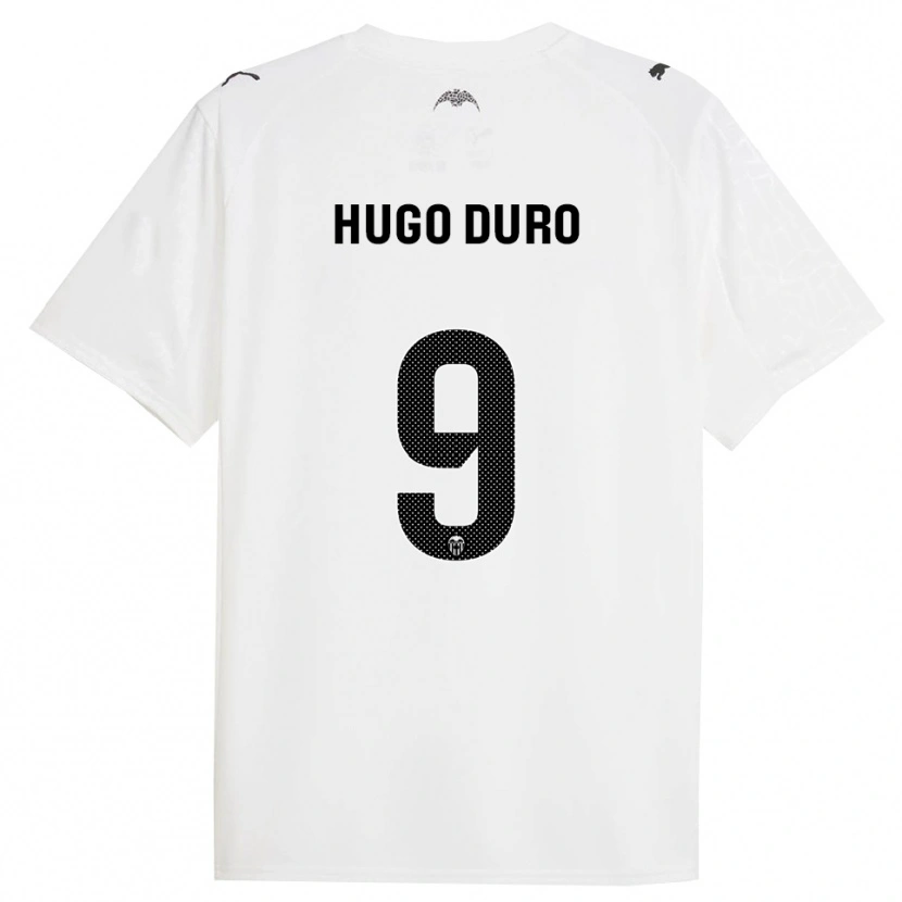 Danxen Dame Hugo Duro #9 Hvit Svart Hjemmetrøye Drakt Trøye 2025/26 Skjorter T-Skjorte