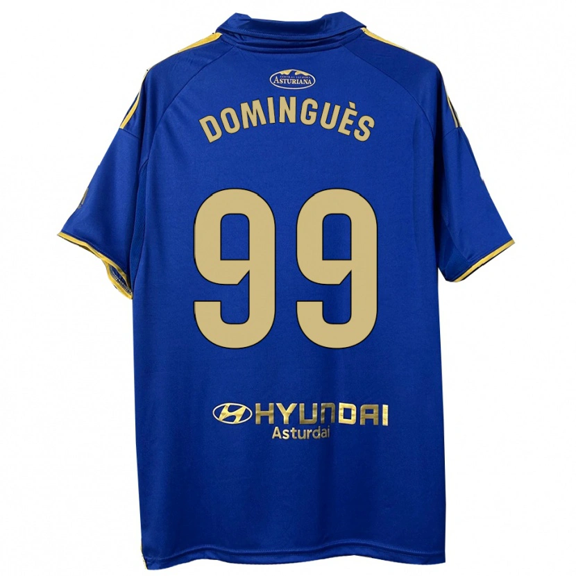 Danxen Dame Brandon Dominguès #99 Blå Gull Hjemmetrøye Drakt Trøye 2025/26 Skjorter T-Skjorte