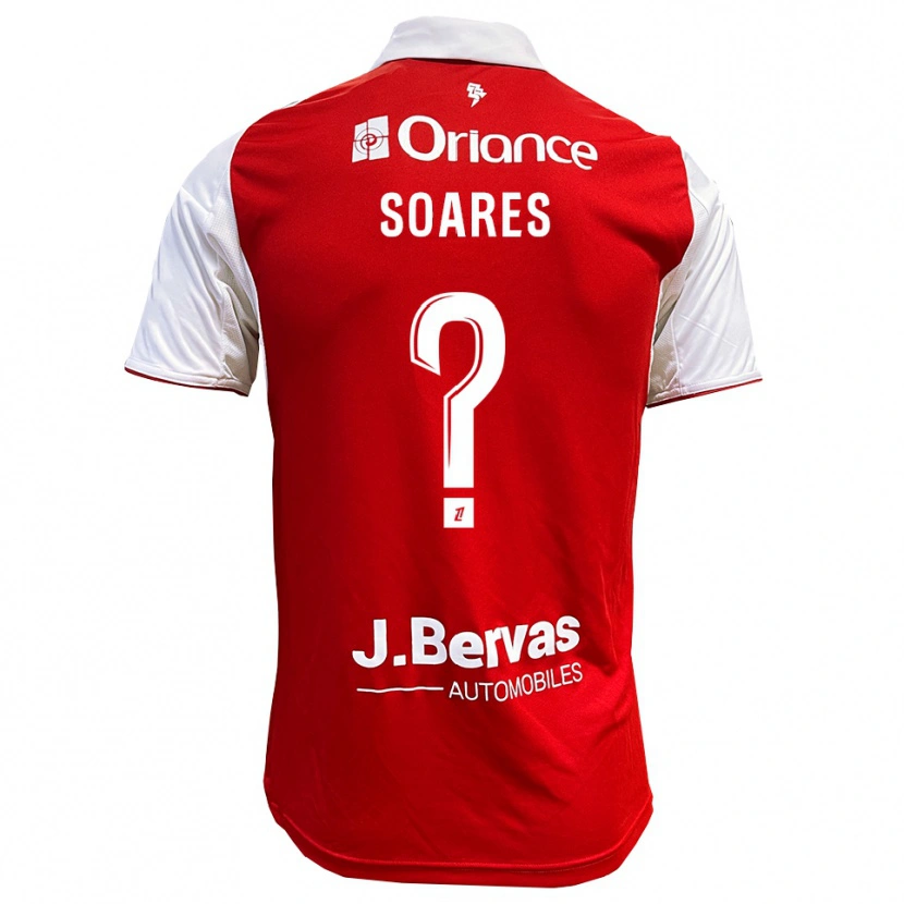 Danxen Dame Louane Das Neves Soares #0 Rød Hvit Hjemmetrøye Drakt Trøye 2025/26 Skjorter T-Skjorte