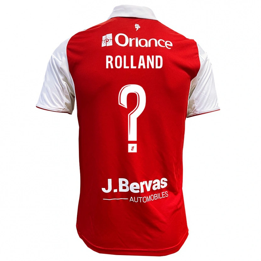 Danxen Dame Inès Rolland #0 Rød Hvit Hjemmetrøye Drakt Trøye 2025/26 Skjorter T-Skjorte