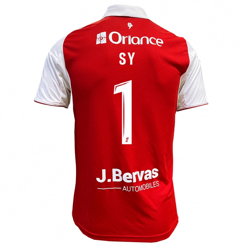 Danxen Dame Seydou Sy #1 Rød Hvit Hjemmetrøye Drakt Trøye 2025/26 Skjorter T-Skjorte