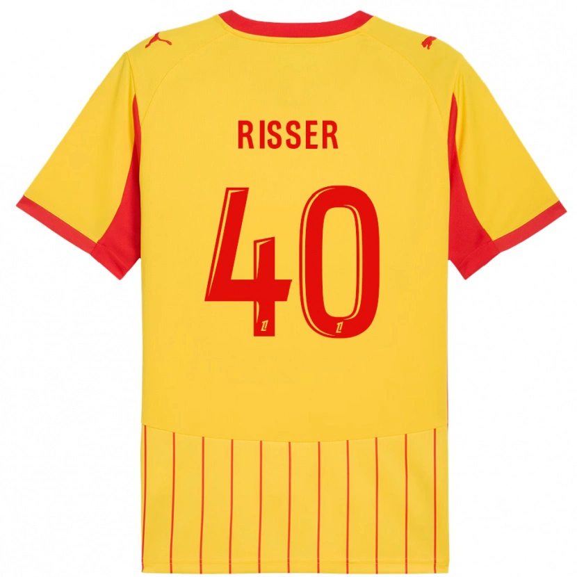 Danxen Dame Robin Risser #40 Gul Rød Hjemmetrøye Drakt Trøye 2025/26 Skjorter T-Skjorte