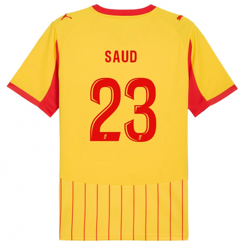 Danxen Dame Saud Abdulhamid #23 Gul Rød Hjemmetrøye Drakt Trøye 2025/26 Skjorter T-Skjorte