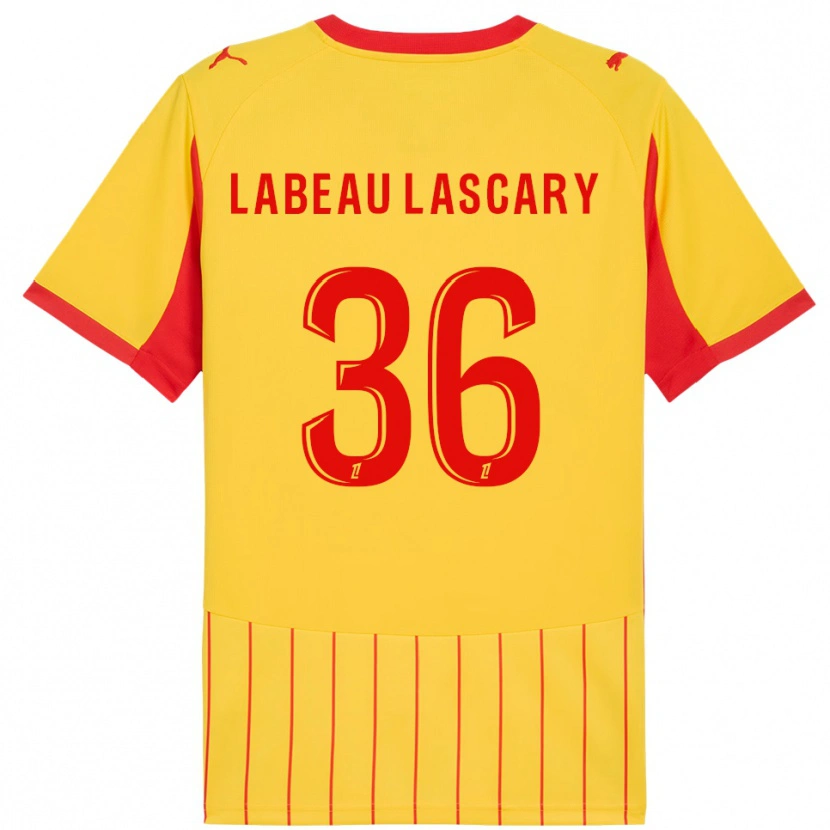 Danxen Dame Rémy Labeau Lascary #36 Gul Rød Hjemmetrøye Drakt Trøye 2025/26 Skjorter T-Skjorte