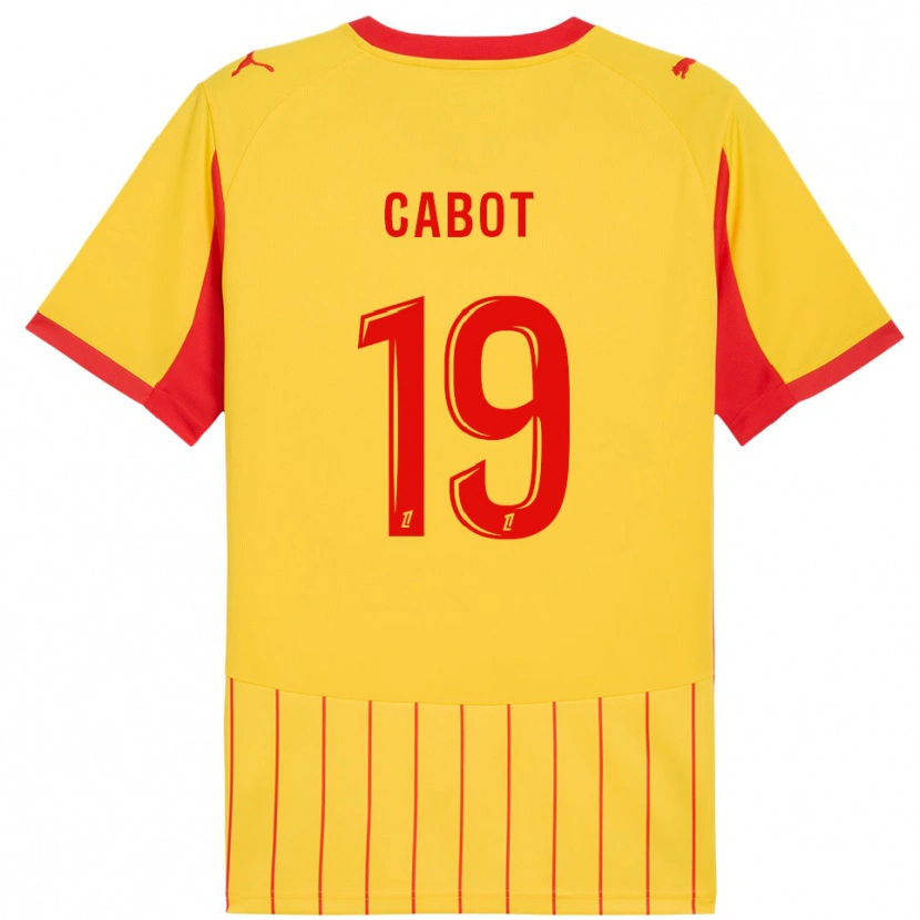 Danxen Dame Jimmy Cabot #19 Gul Rød Hjemmetrøye Drakt Trøye 2025/26 Skjorter T-Skjorte