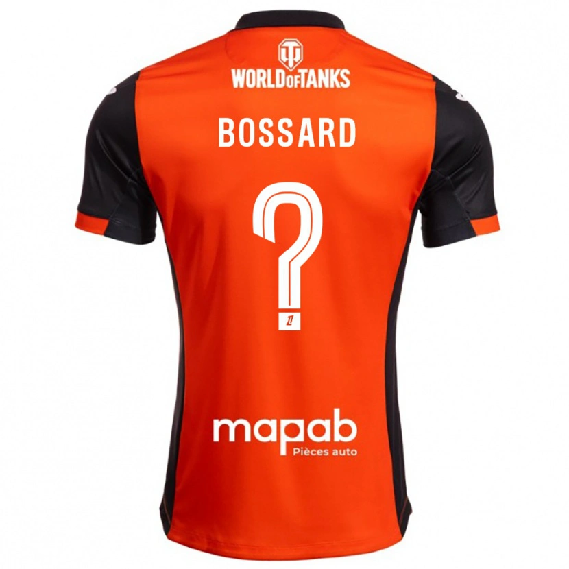 Danxen Dame Léo Bossard #0 Svart Oransje Hjemmetrøye Drakt Trøye 2025/26 Skjorter T-Skjorte