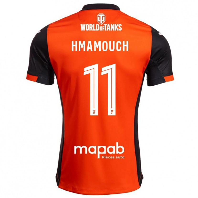 Danxen Dame Mohamed-Anouar Hmamouch #11 Svart Oransje Hjemmetrøye Drakt Trøye 2025/26 Skjorter T-Skjorte