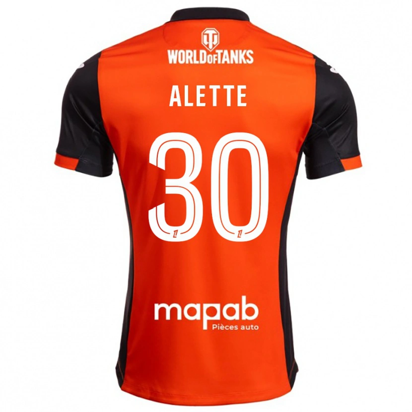 Danxen Dame Gaël Alette #30 Svart Oransje Hjemmetrøye Drakt Trøye 2025/26 Skjorter T-Skjorte