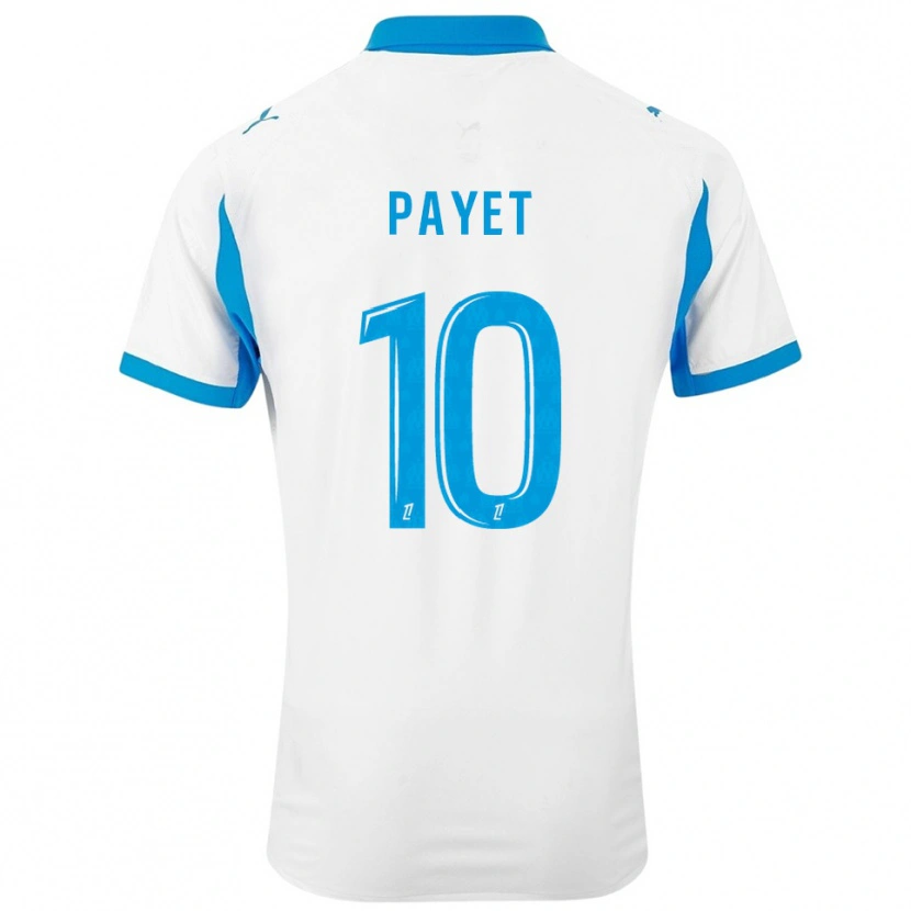 Danxen Dame Dimitri Payet #10 Hvit Lyseblå Hjemmetrøye Drakt Trøye 2025/26 Skjorter T-Skjorte