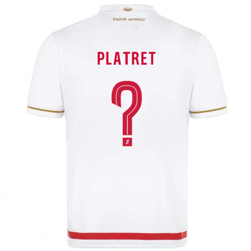 Danxen Dame Aurélien Platret #0 Rød Hvit Hjemmetrøye Drakt Trøye 2025/26 Skjorter T-Skjorte
