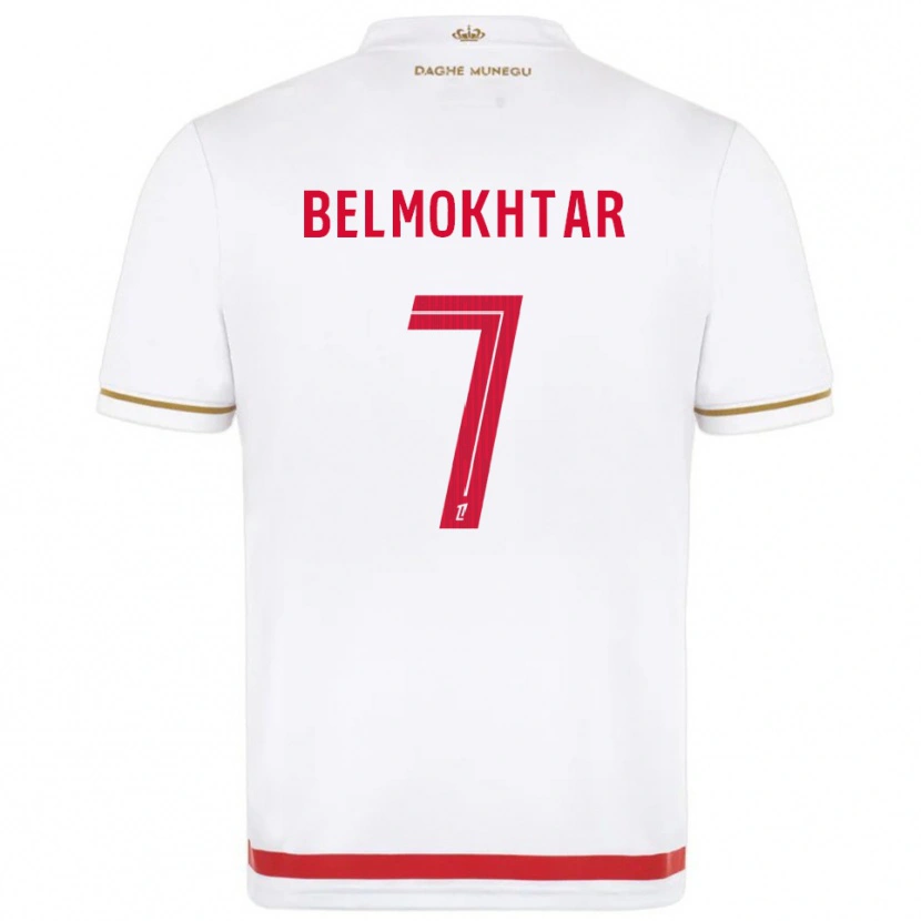 Danxen Dame Ilies Belmokhtar #7 Rød Hvit Hjemmetrøye Drakt Trøye 2025/26 Skjorter T-Skjorte