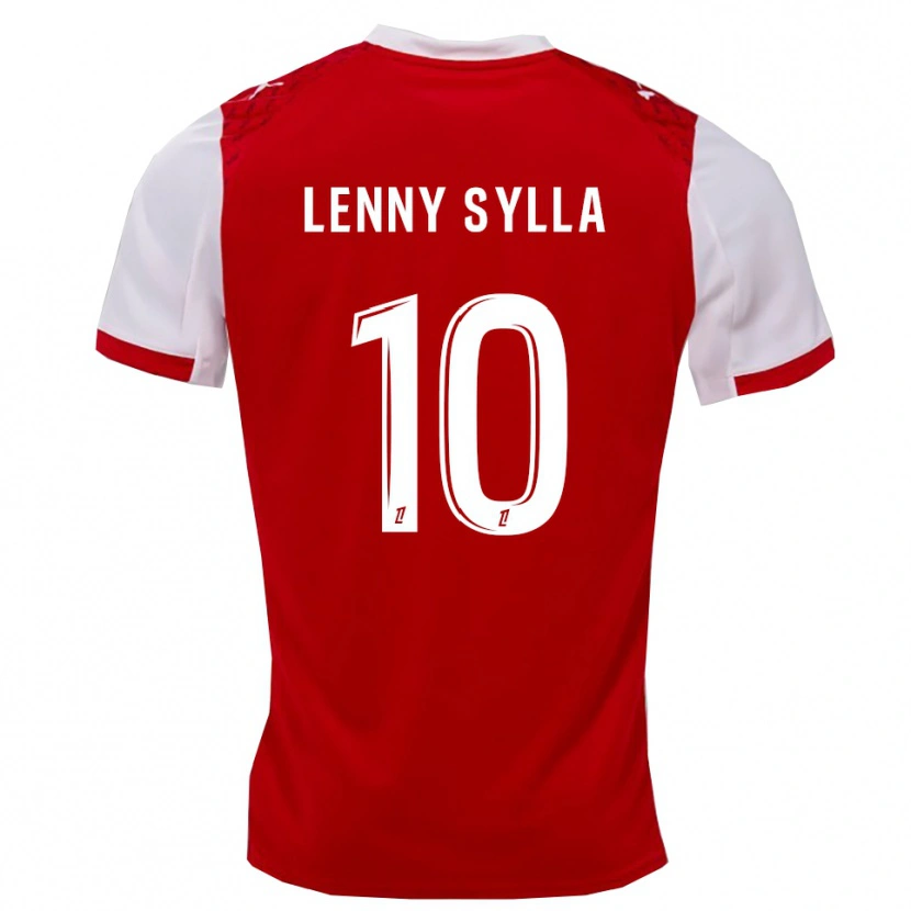 Danxen Dame Lenny Sylla #10 Rød Hvit Hjemmetrøye Drakt Trøye 2025/26 Skjorter T-Skjorte