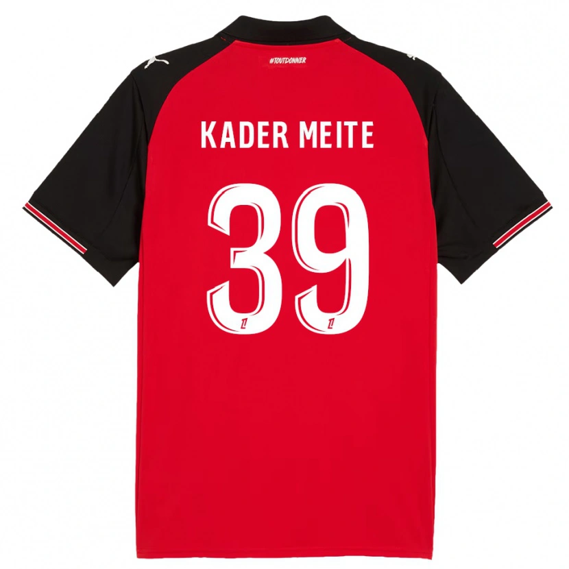 Danxen Dame Mohamed Kader Meïté #39 Rød Svart Hjemmetrøye Drakt Trøye 2025/26 Skjorter T-Skjorte