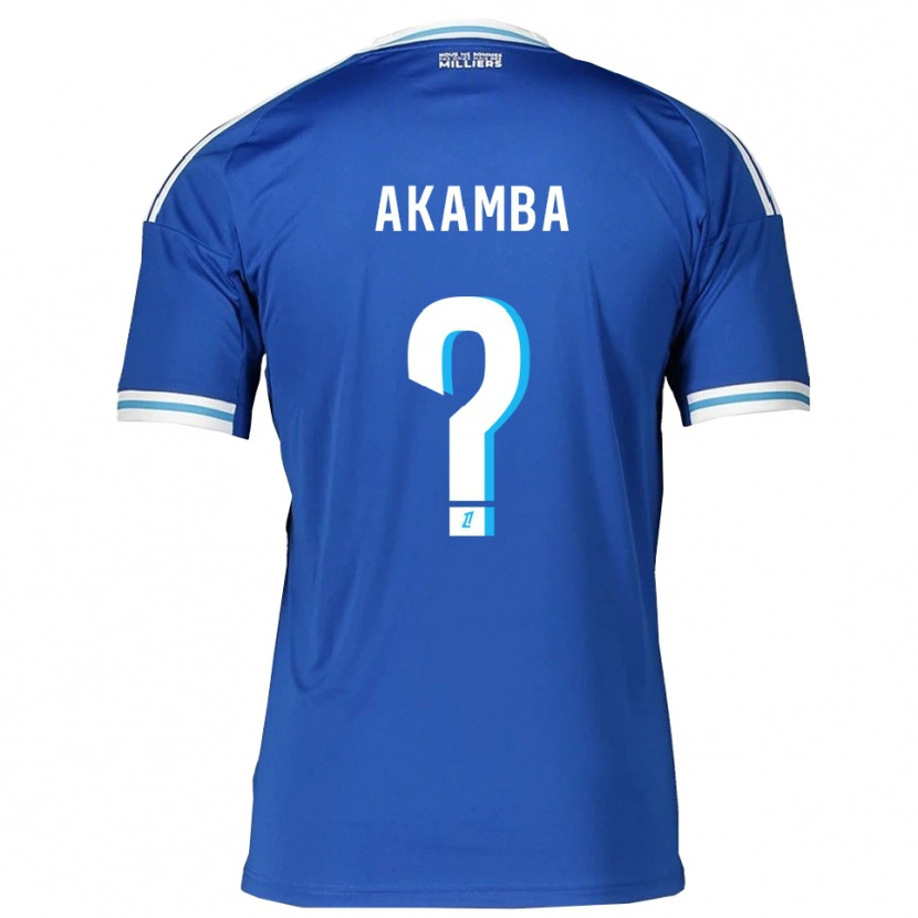 Danxen Dame Fred Akamba #0 Blå Hvit Hjemmetrøye Drakt Trøye 2025/26 Skjorter T-Skjorte
