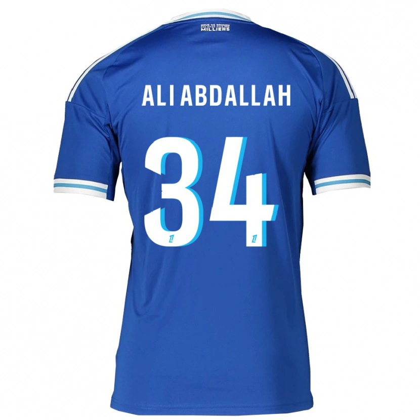 Danxen Dame Aboubacar Ali Abdallah #34 Blå Hvit Hjemmetrøye Drakt Trøye 2025/26 Skjorter T-Skjorte
