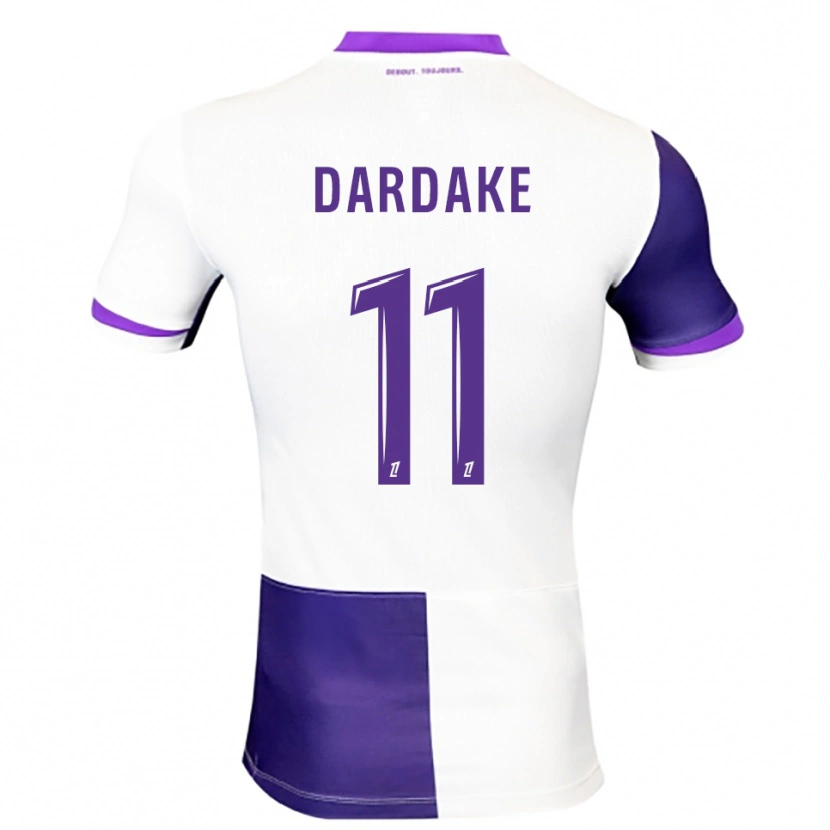 Danxen Dame Wassim Dardake #11 Lilla Hvit Hjemmetrøye Drakt Trøye 2025/26 Skjorter T-Skjorte
