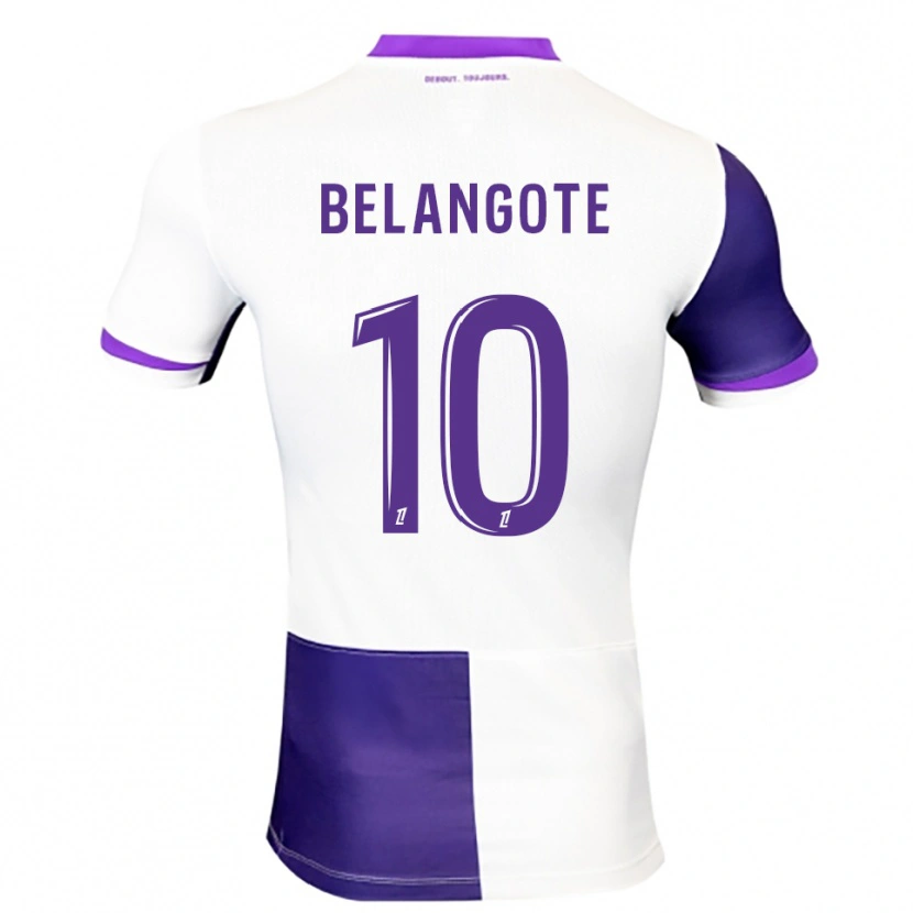 Danxen Dame Aël Belangote #10 Lilla Hvit Hjemmetrøye Drakt Trøye 2025/26 Skjorter T-Skjorte