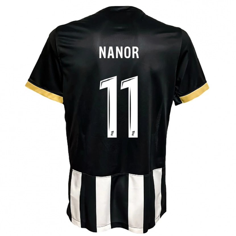 Danxen Dame Enzo Nanor #11 Svart Hvit Hjemmetrøye Drakt Trøye 2025/26 Skjorter T-Skjorte