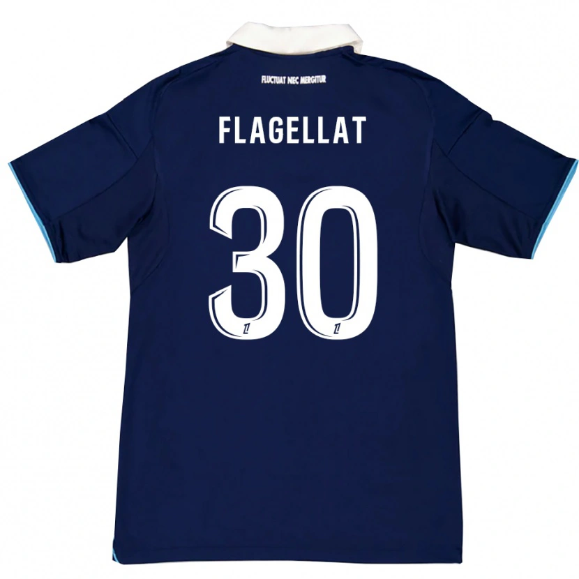 Danxen Dame Alizée Flagellat #30 Mørkeblå Hvit Hjemmetrøye Drakt Trøye 2025/26 Skjorter T-Skjorte