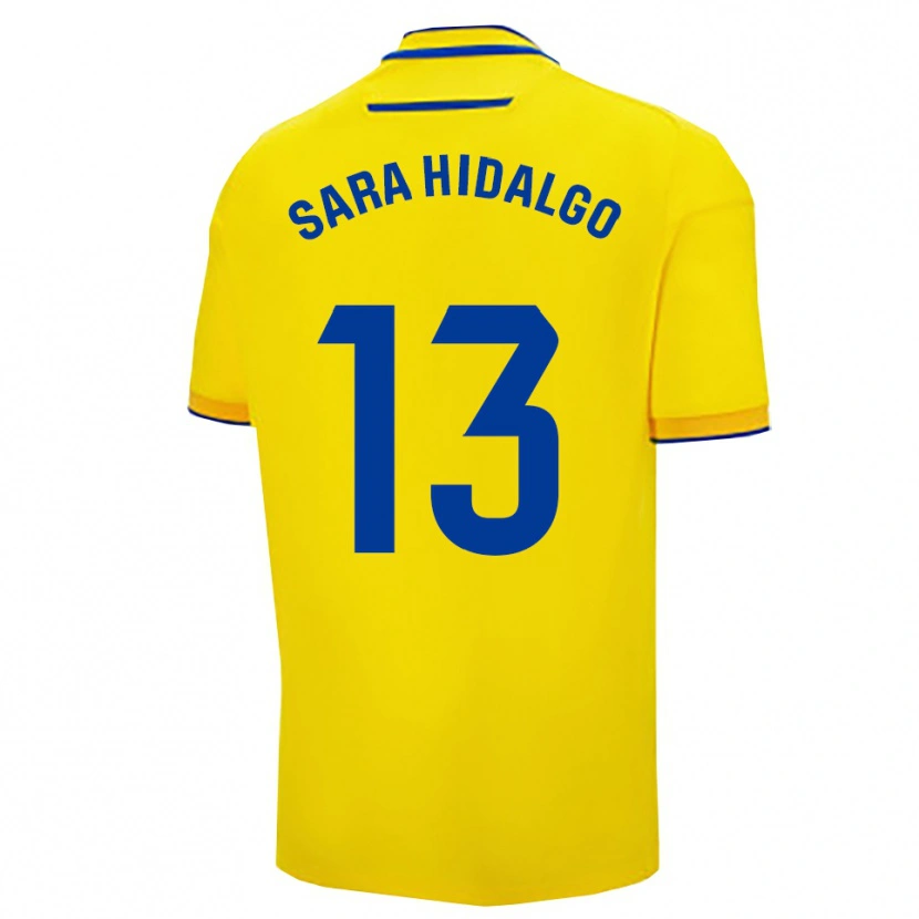 Danxen Dame Sara Hidalgo Merino #13 Gul Marineblå Hjemmetrøye Drakt Trøye 2025/26 Skjorter T-Skjorte