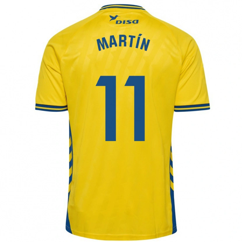 Danxen Dame Diego Martín #11 Gul Blå Hjemmetrøye Drakt Trøye 2025/26 Skjorter T-Skjorte
