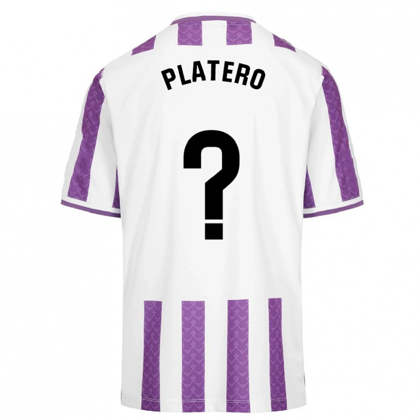 Danxen Dame Miguel Platero #0 Lilla Hvit Hjemmetrøye Drakt Trøye 2025/26 Skjorter T-Skjorte