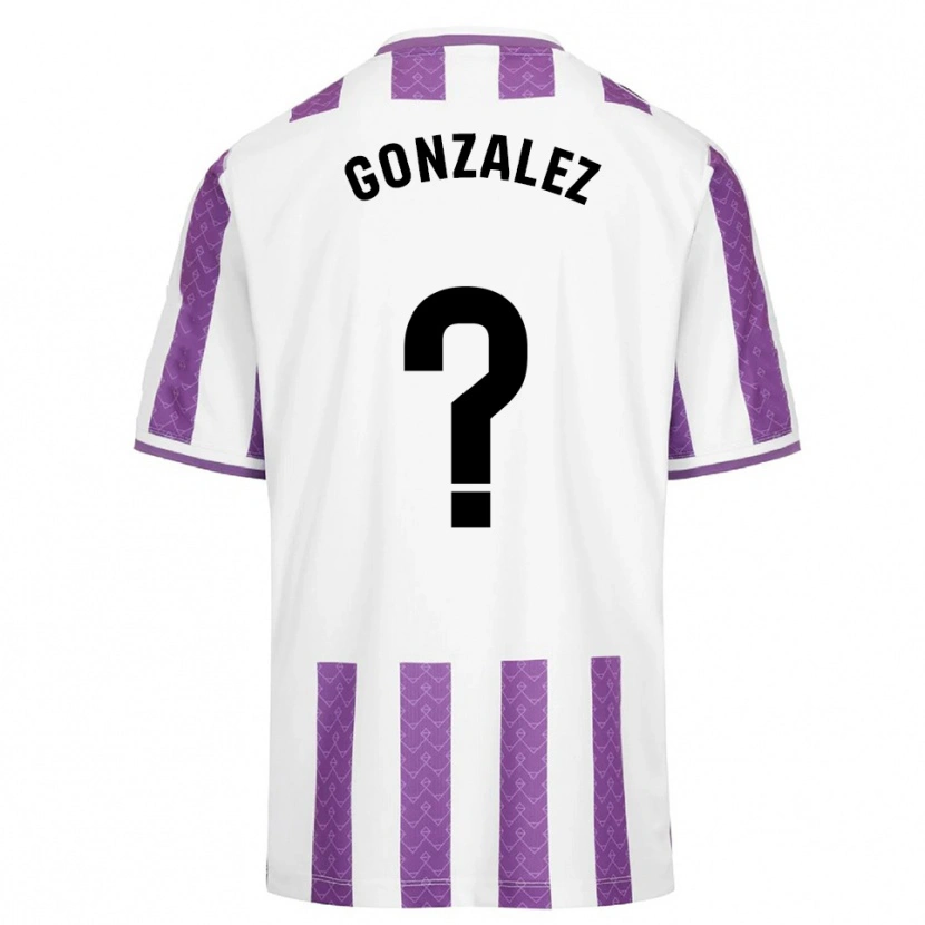 Danxen Dame Santi González #0 Lilla Hvit Hjemmetrøye Drakt Trøye 2025/26 Skjorter T-Skjorte
