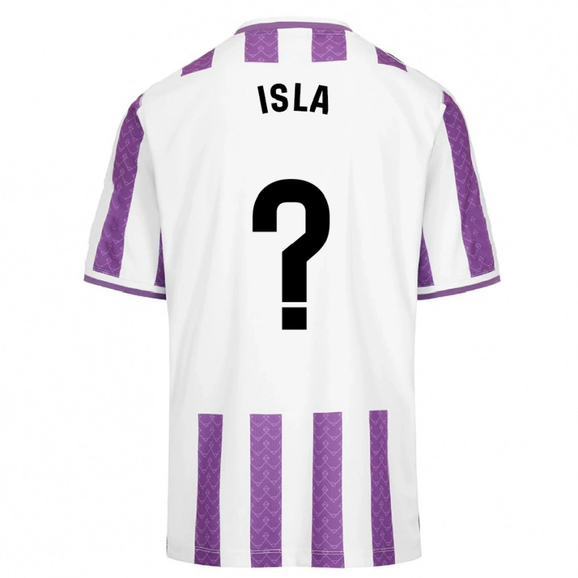 Danxen Dame Cristian Isla #0 Lilla Hvit Hjemmetrøye Drakt Trøye 2025/26 Skjorter T-Skjorte