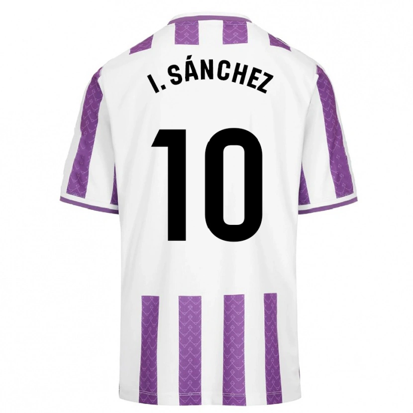 Danxen Dame Iván Sánchez #10 Lilla Hvit Hjemmetrøye Drakt Trøye 2025/26 Skjorter T-Skjorte