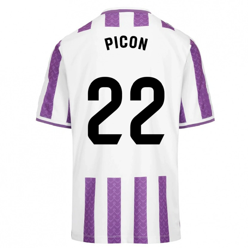 Danxen Dame Pablo Picón #22 Lilla Hvit Hjemmetrøye Drakt Trøye 2025/26 Skjorter T-Skjorte