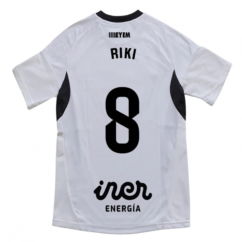 Danxen Dame Riki Rodríguez #8 Hvit Lilla Hjemmetrøye Drakt Trøye 2025/26 Skjorter T-Skjorte