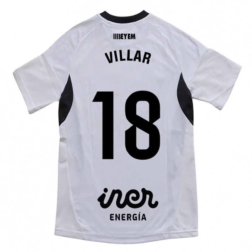 Danxen Dame Javi Villar #18 Hvit Lilla Hjemmetrøye Drakt Trøye 2025/26 Skjorter T-Skjorte