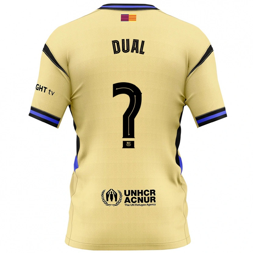 Danxen Dame Wesley Dual #0 Gul Svart Bortetrøye Drakt Trøye 2025/26 Skjorter T-Skjorte