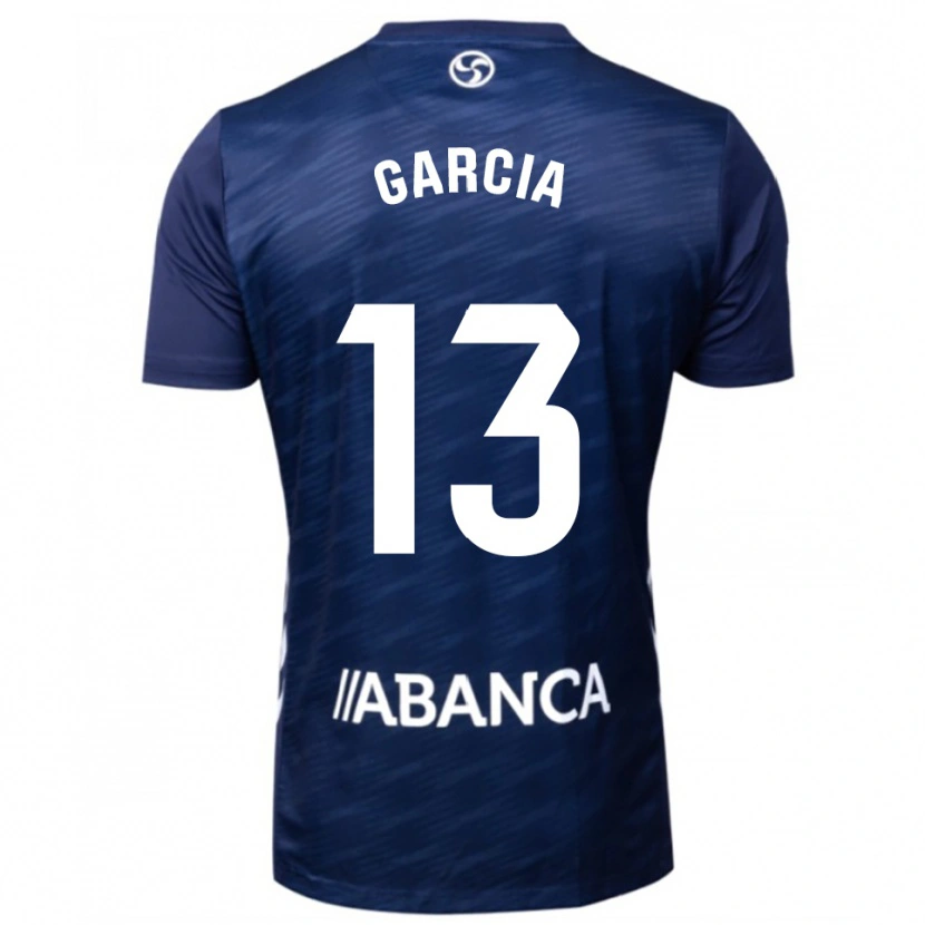 Danxen Dame Raul Garcia #13 Marineblå Hvit Bortetrøye Drakt Trøye 2025/26 Skjorter T-Skjorte