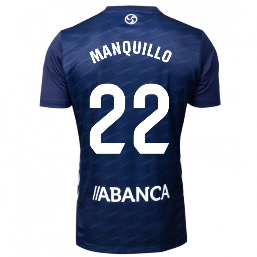 Danxen Dame Javier Manquillo #22 Marineblå Hvit Bortetrøye Drakt Trøye 2025/26 Skjorter T-Skjorte