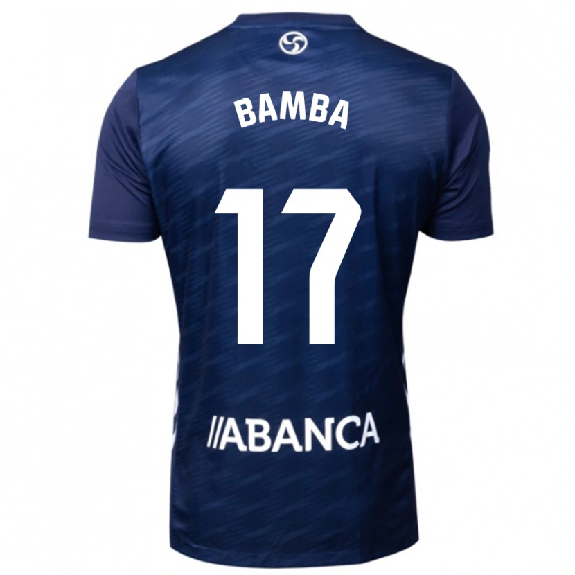 Danxen Dame Jonathan Bamba #17 Marineblå Hvit Bortetrøye Drakt Trøye 2025/26 Skjorter T-Skjorte