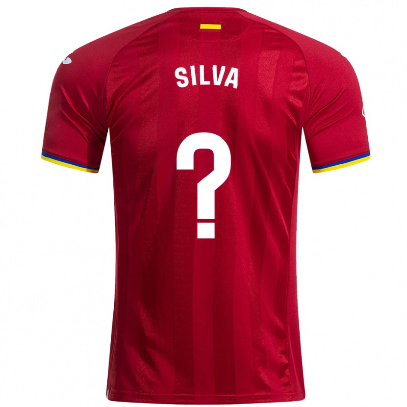 Danxen Dame Jonathan Silva #0 Rød Gul Blå Bortetrøye Drakt Trøye 2025/26 Skjorter T-Skjorte