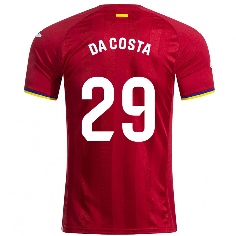 Danxen Dame Coba Da Costa #29 Rød Gul Blå Bortetrøye Drakt Trøye 2025/26 Skjorter T-Skjorte