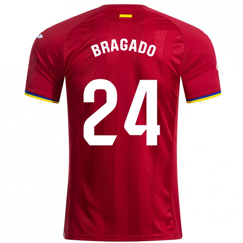 Danxen Dame Alonso Bragado #24 Rød Gul Blå Bortetrøye Drakt Trøye 2025/26 Skjorter T-Skjorte